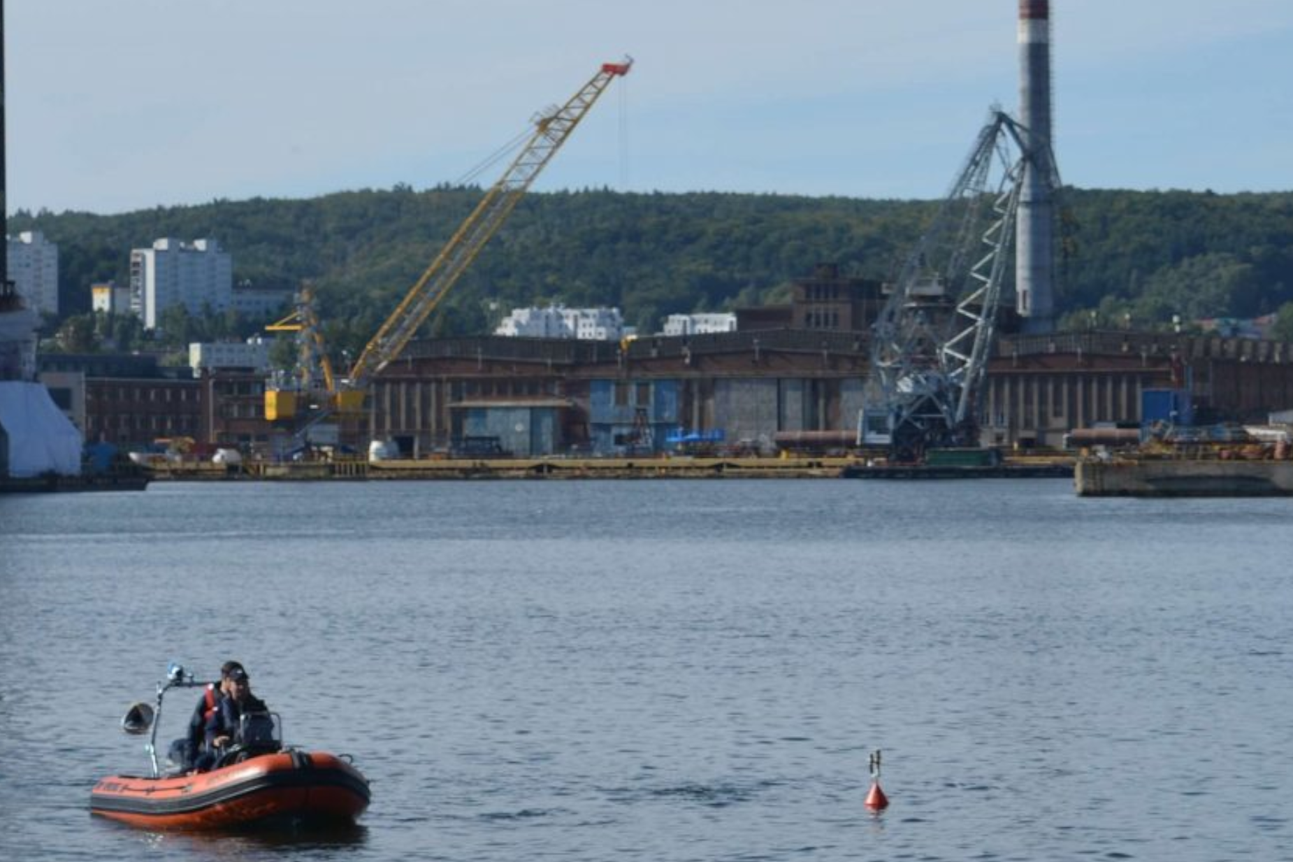 Demonstracja przenośnego systemu podwodnej ochrony grup okrętów w obcych portach