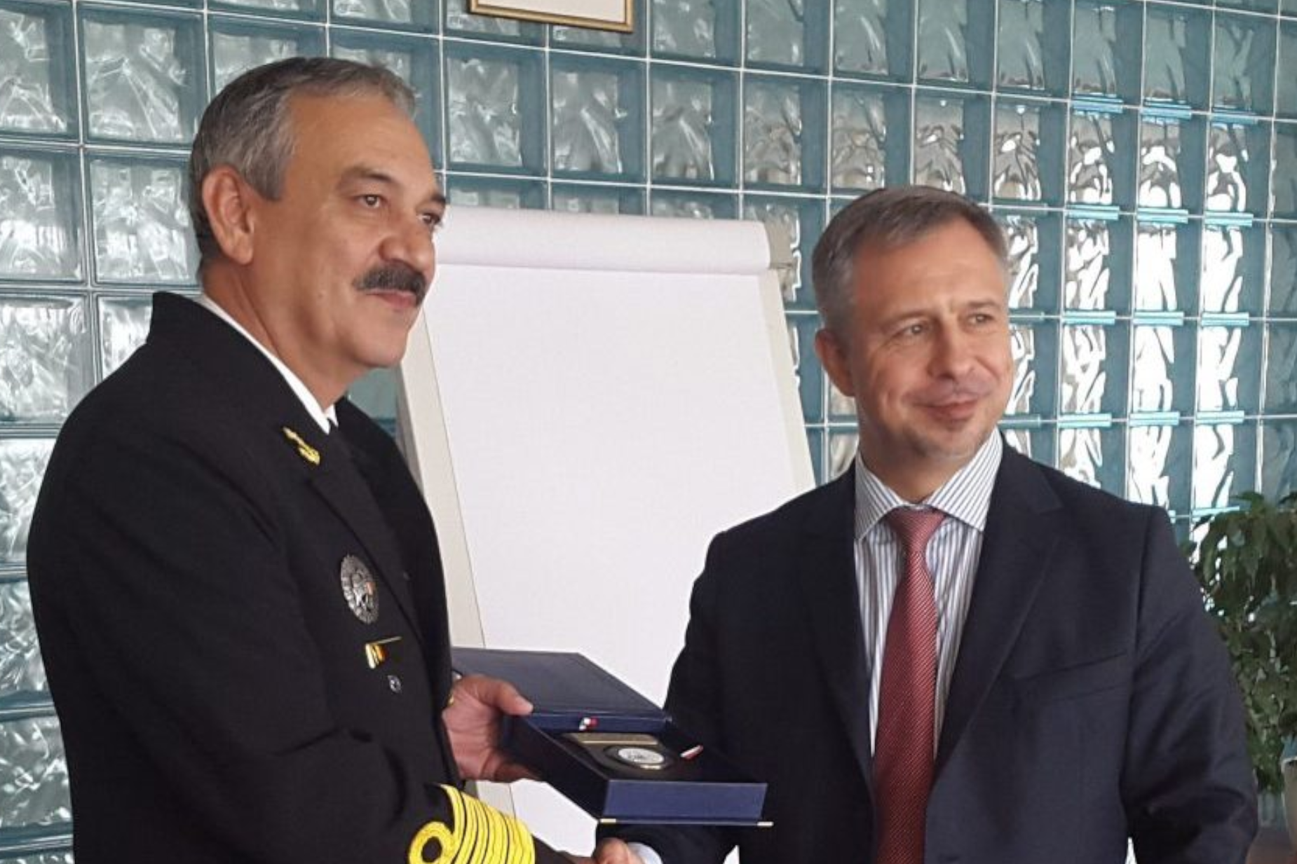 Dowódca rumuńskiej Marynarki Wojennej z wizytą w Centrum Techniki Morskiej