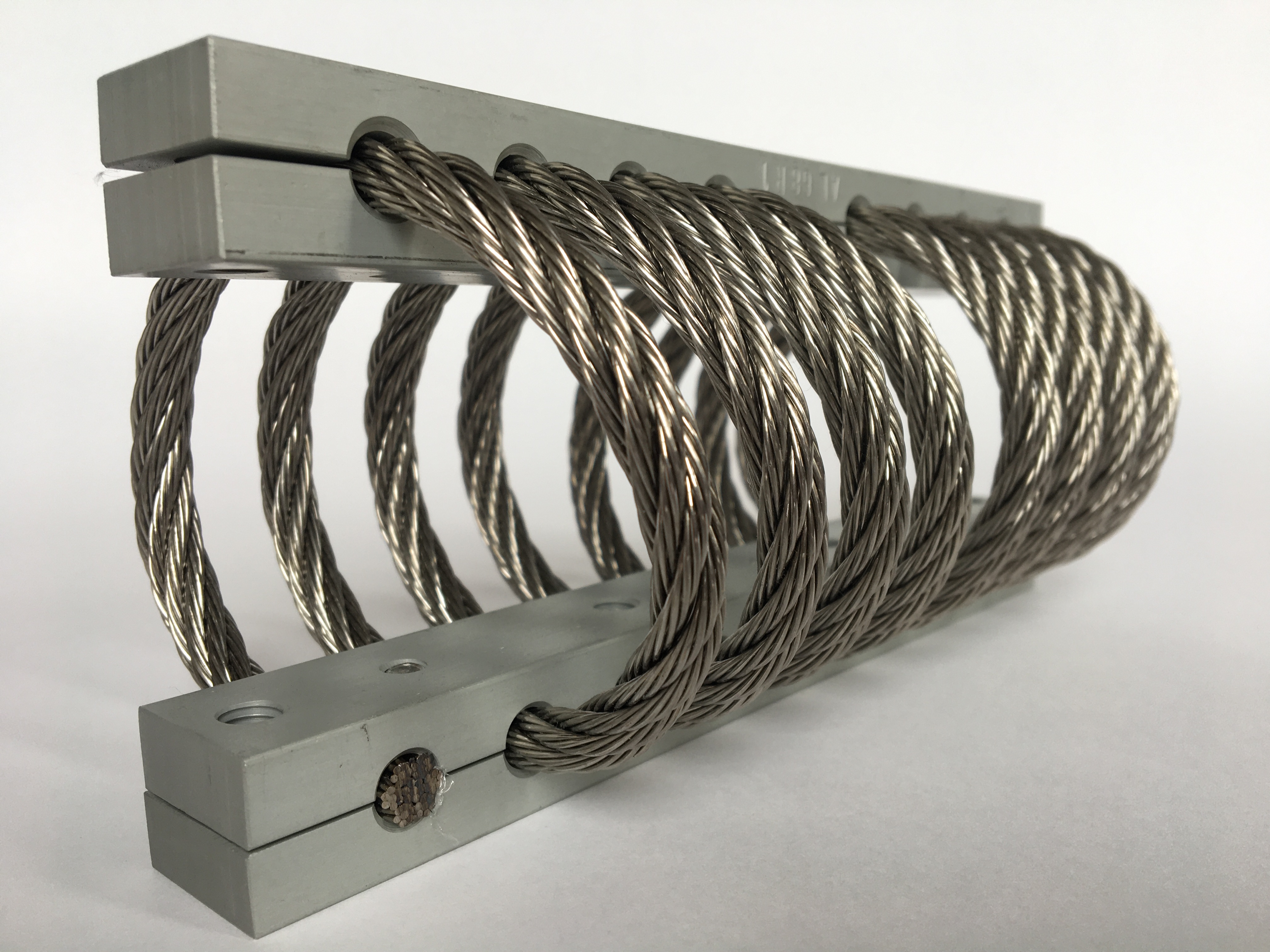 Amortyzator linowy zwojowy