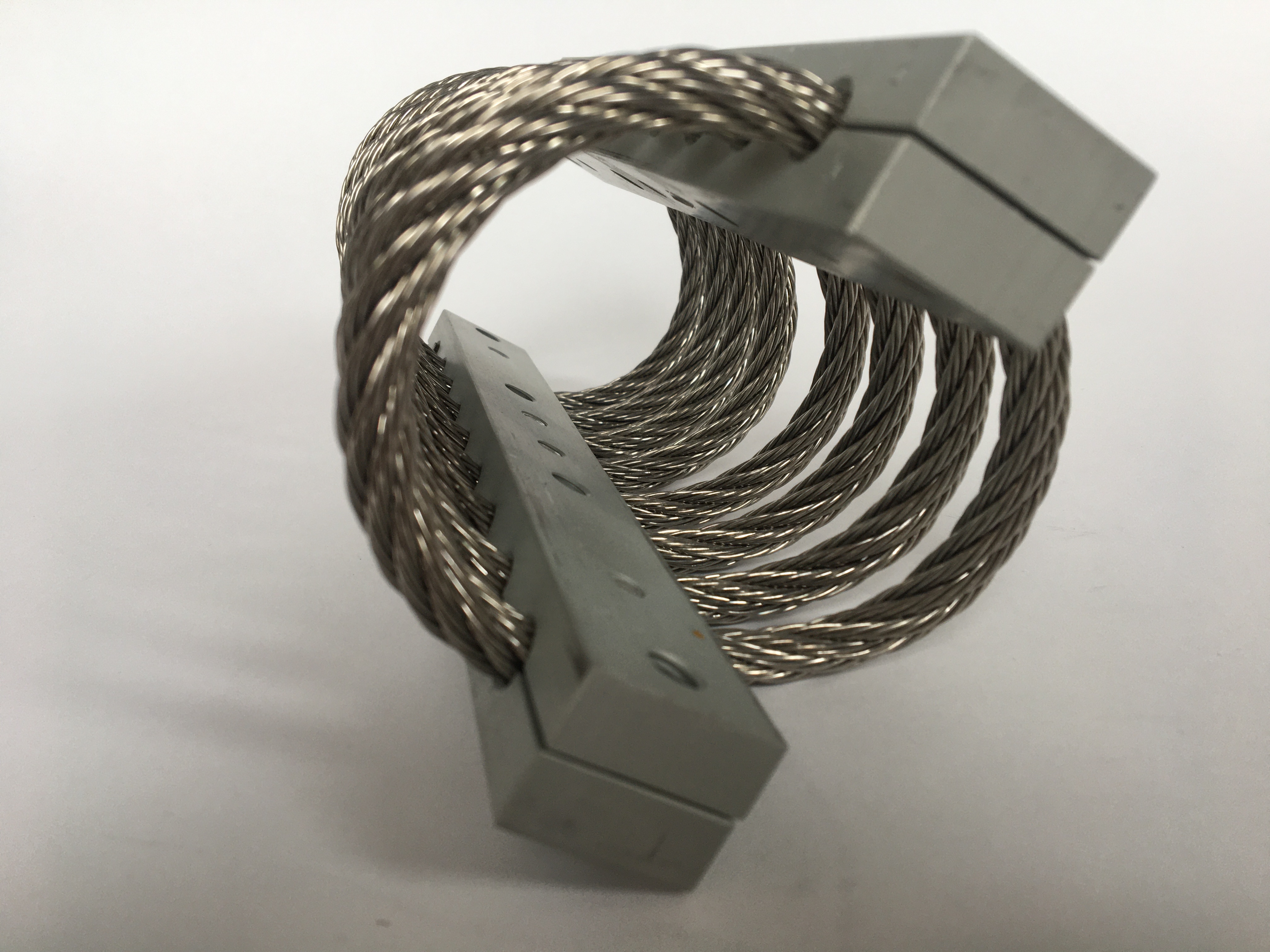 Amortyzator linowy zwojowy