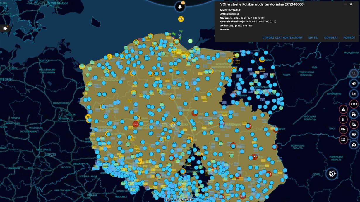 Warstwy meterologiczne Digital Baltic