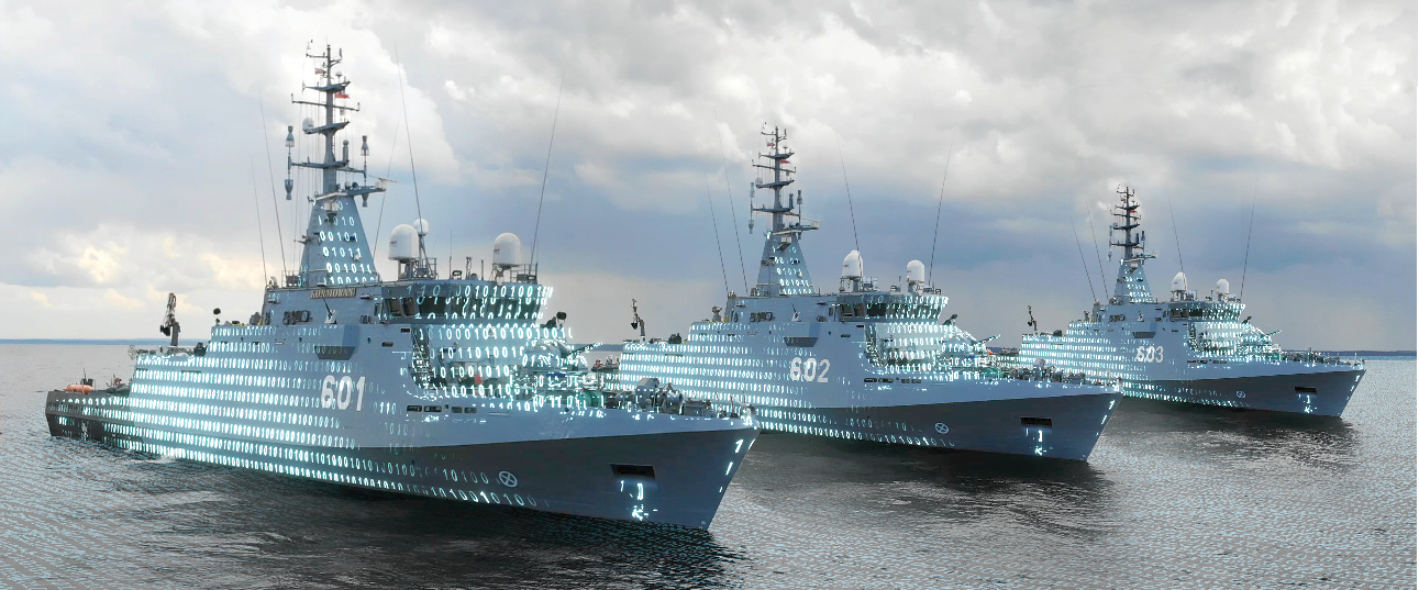 Integracja systemu SCOT na trzech okrętach typu Kormoran II